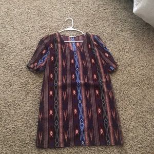 Aztec print dress